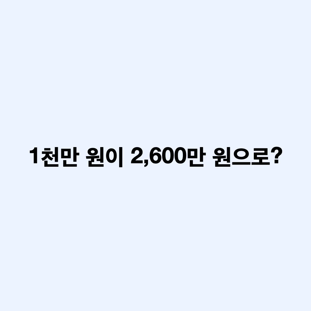 개인투자용 국채 20년물, 1천만 원 투자 시 2,613만 원? 수익률과 세제혜택 분석
